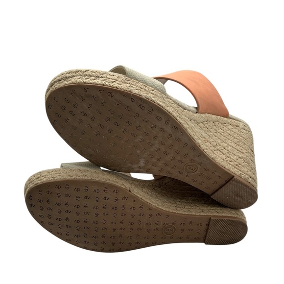 Dolce VITA lotty beige orange straps‎ espadrilles size 9 - Picture 6 of 6
